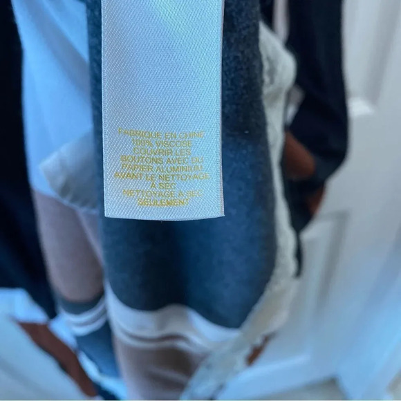 KATE SPADE Rio Sleeveless Dress Crepe Size 6 Brown Black White Mod - Picture 10 of 10